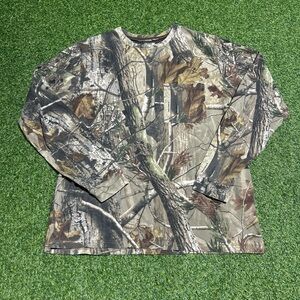 Realtree Camouflage Long Sleeve Shirt - Brown and Green